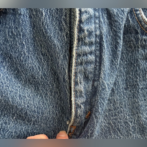 Vintage Sz 10 RARE ORANGE TAB acid wash 80s LEVIS!!! - Picture 4 of 7